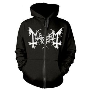 Mayhem Unisex Adult De Mysteriis Dom Sathanas Full Zip Hoodie / Black